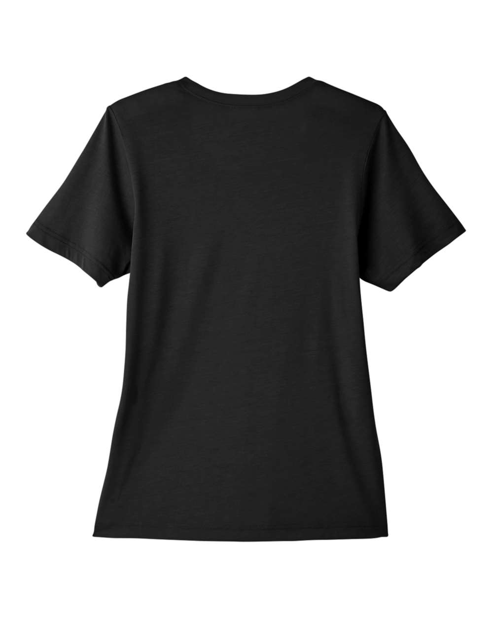 Front View of Black Women's Fusion ChromaSoft™ Performance T-Shirt - CE111W