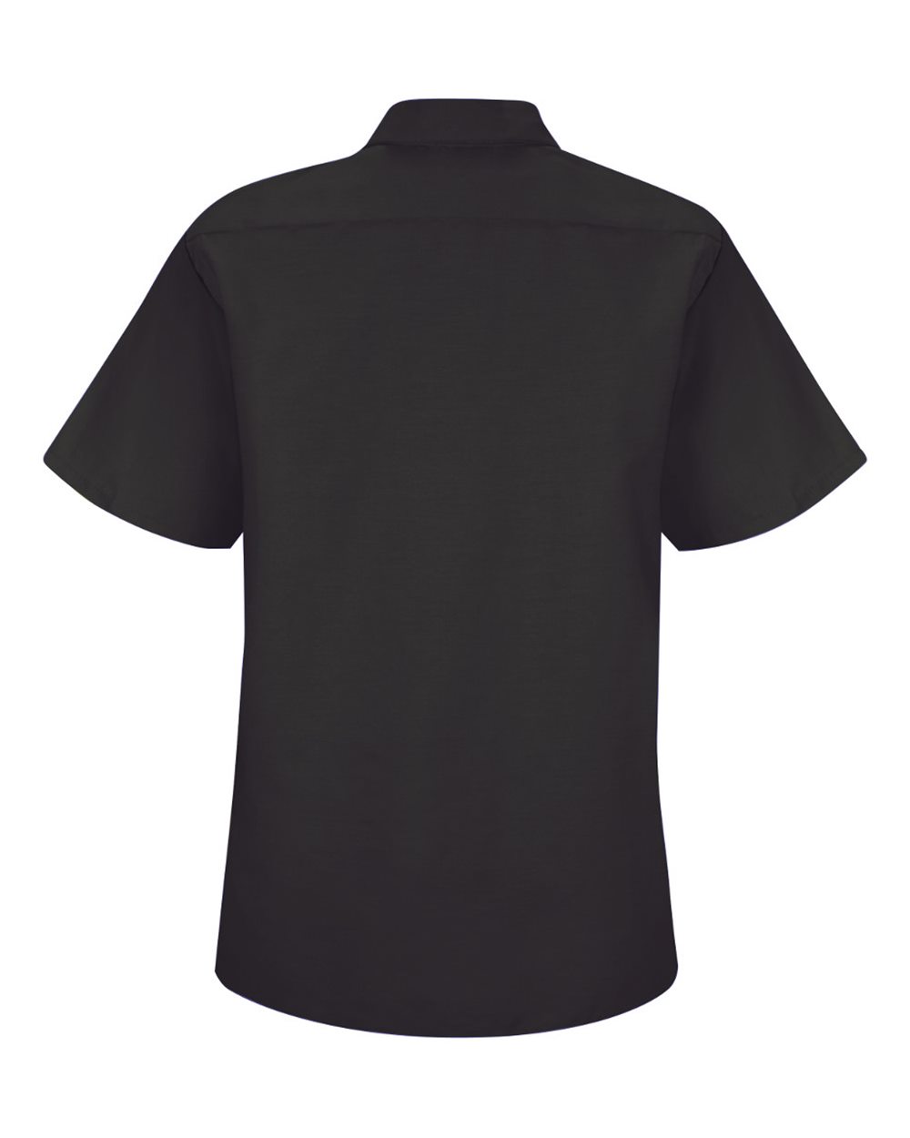 Front View of Black Women's Industrial Work Shirt - SP23