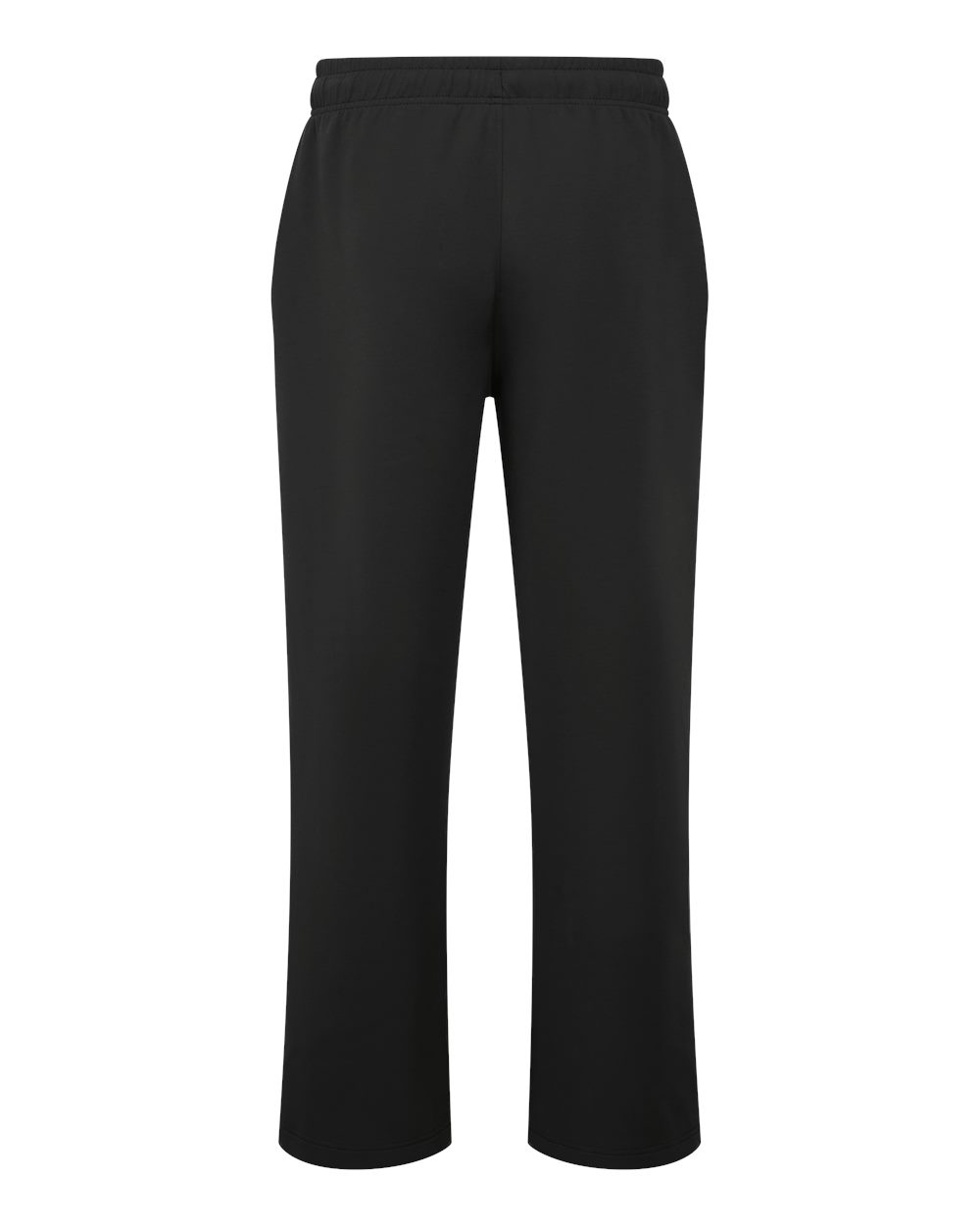 Rear View of Black Women's Luxe Wide Leg Pants - TD661