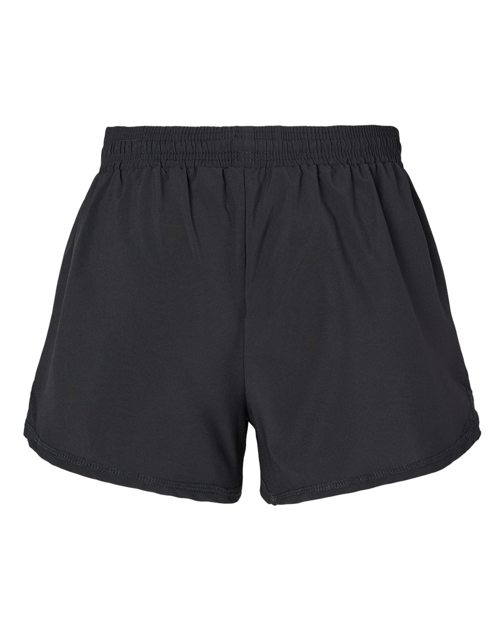 Front View of Black Women's Olympia Shorts - BW6101