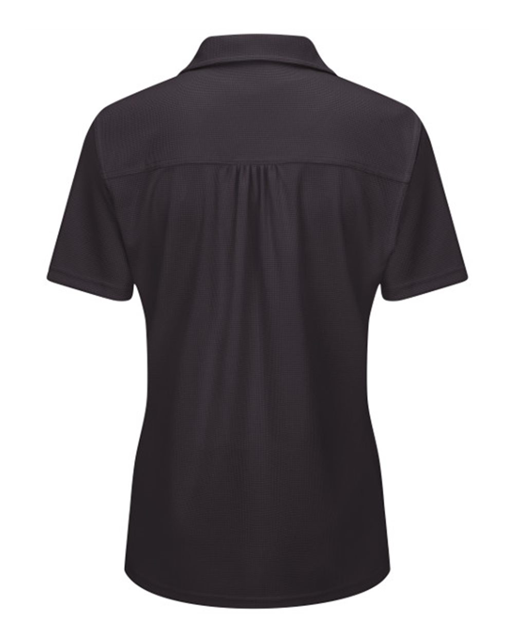 Front View of Black Women's Performance Knit® Flex Series Pro Polo - SK91