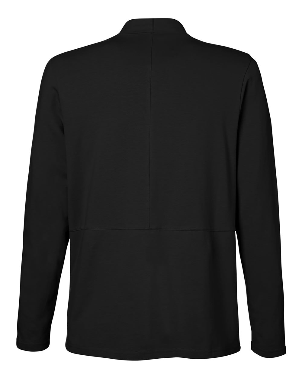 Front View of Black Women's Raleigh Stretch Cardigan - DP125W
