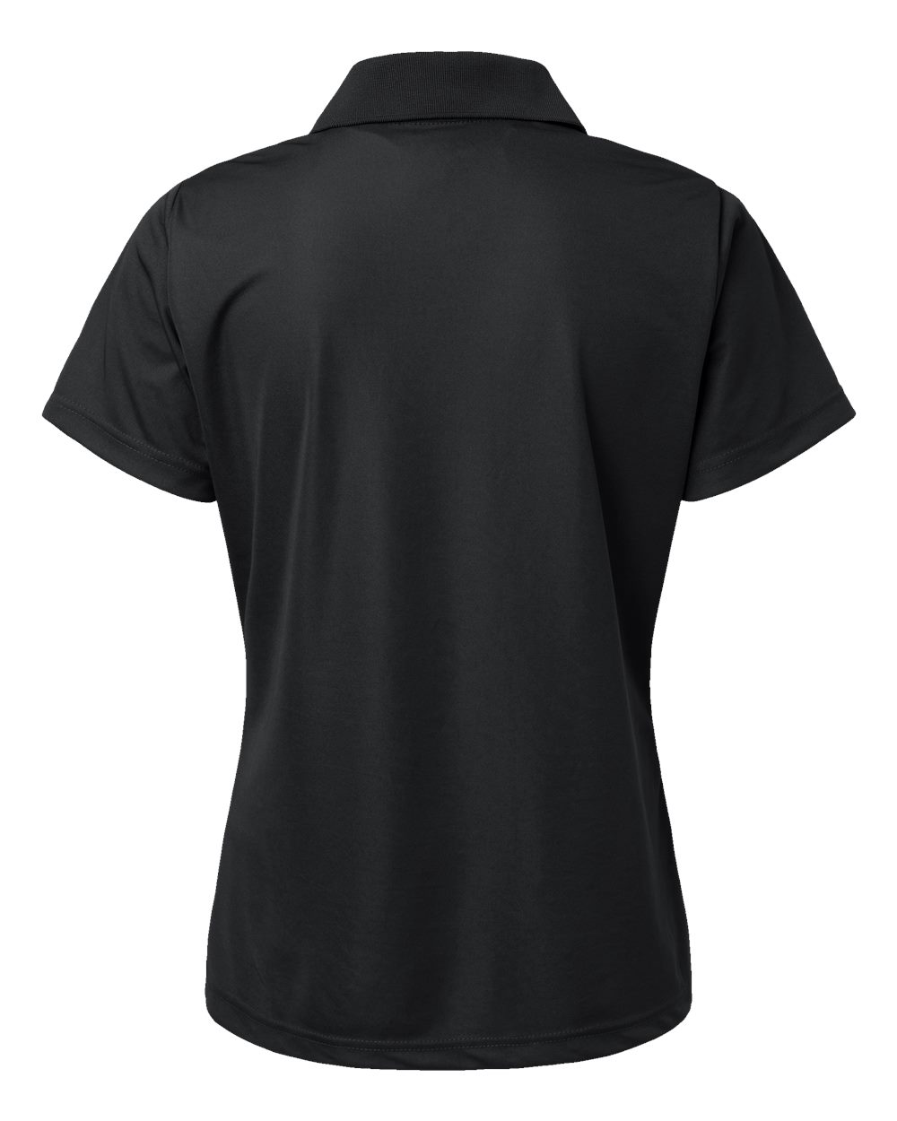Front View of Black Women's Sebring Performance Polo - 504