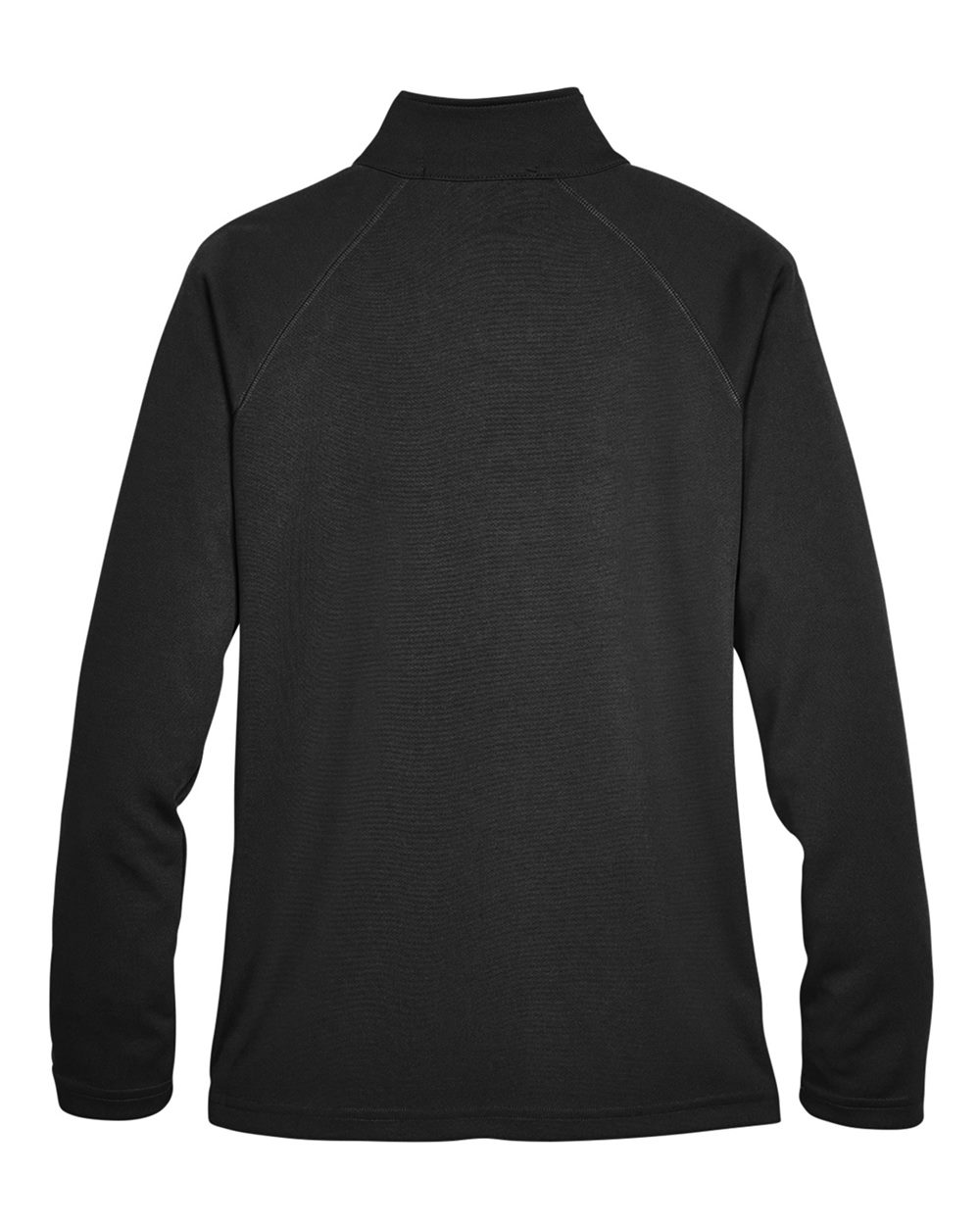 Front View of Black Women's Stretch Tech-Shell® Compass Full-Zip Jacket - DG420W