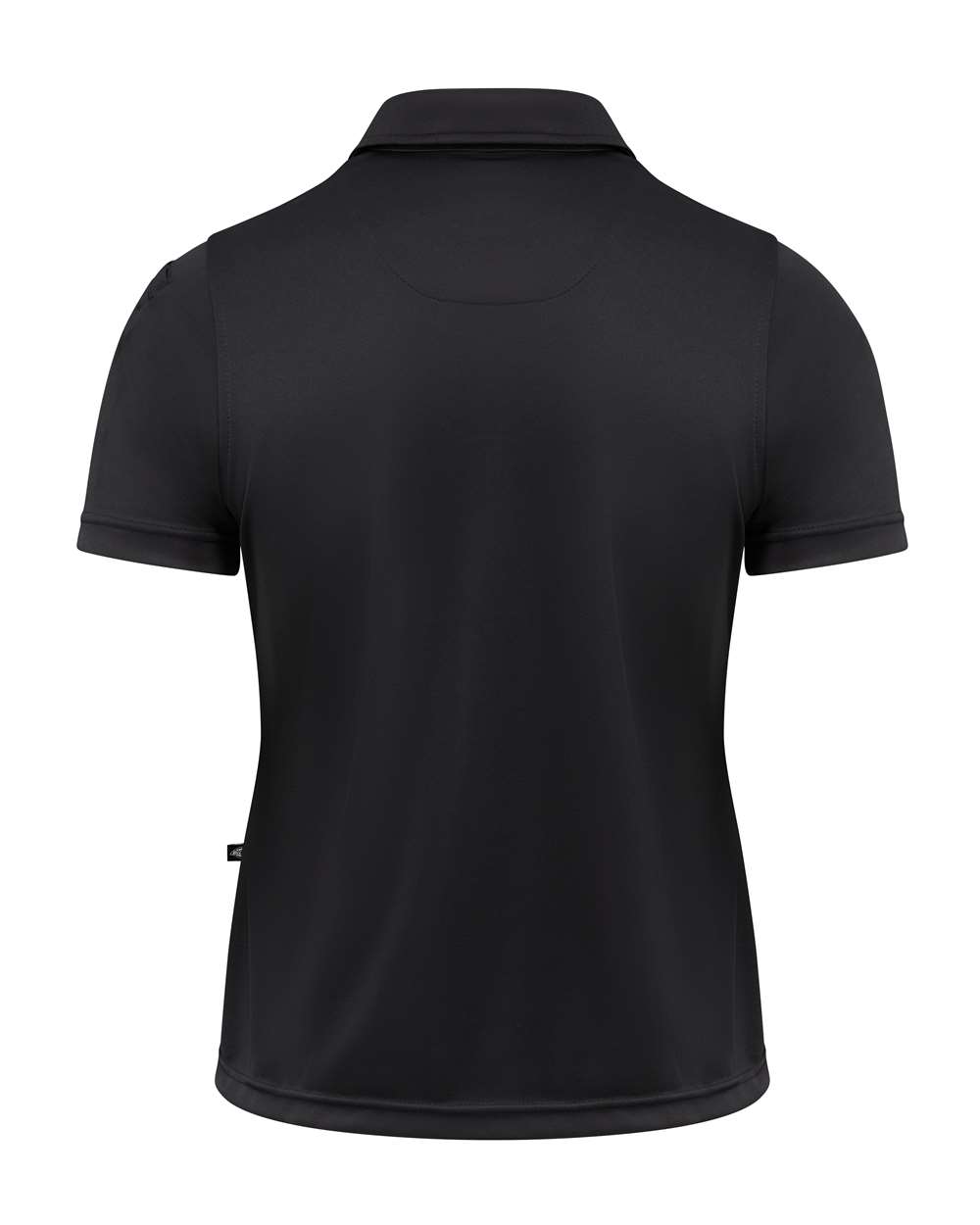 Front View of Black Women's Tactical Polo - FS92