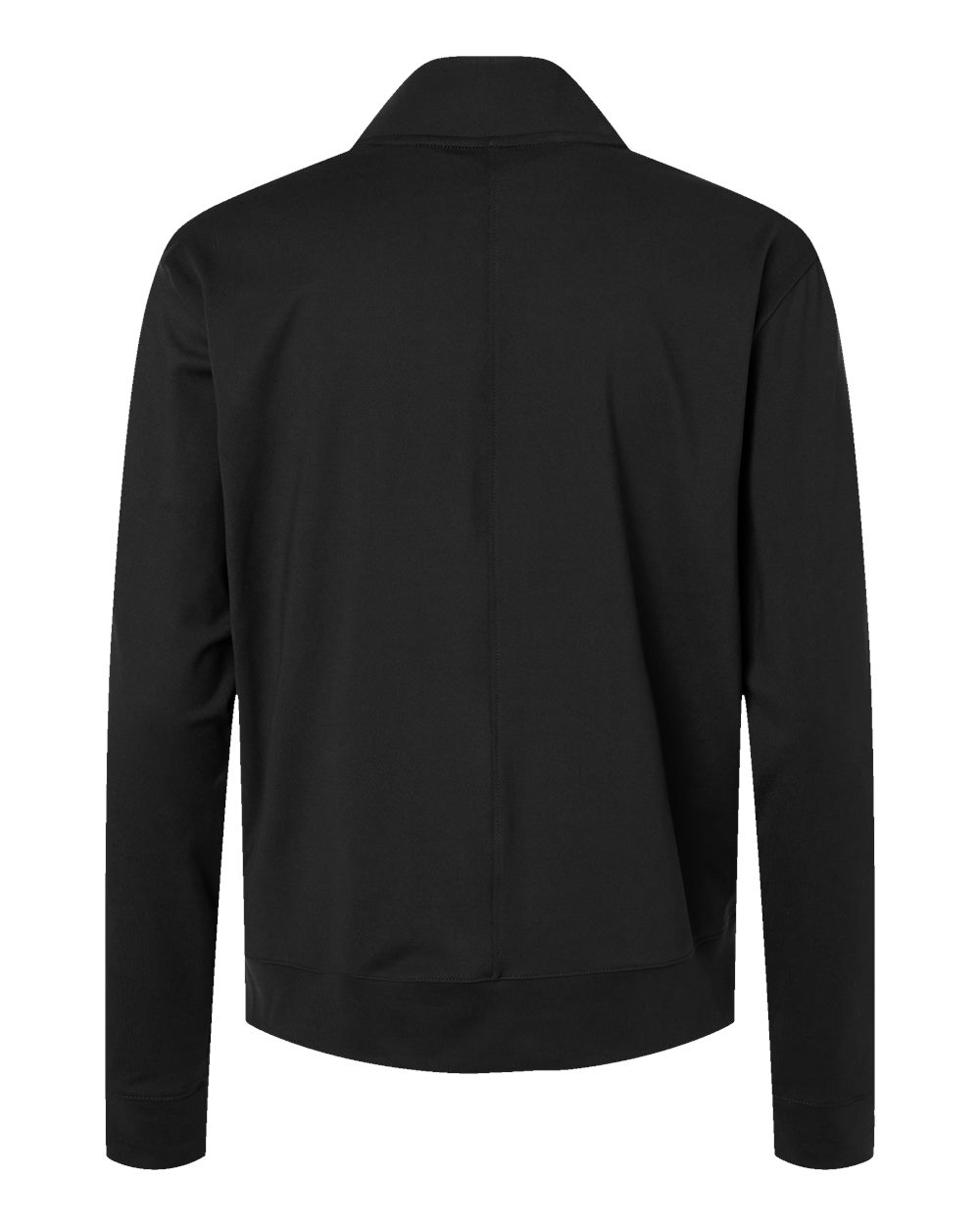 Rear View of Black Women&#39;s Ultimate365 Quarter-Zip Pullover - A1002