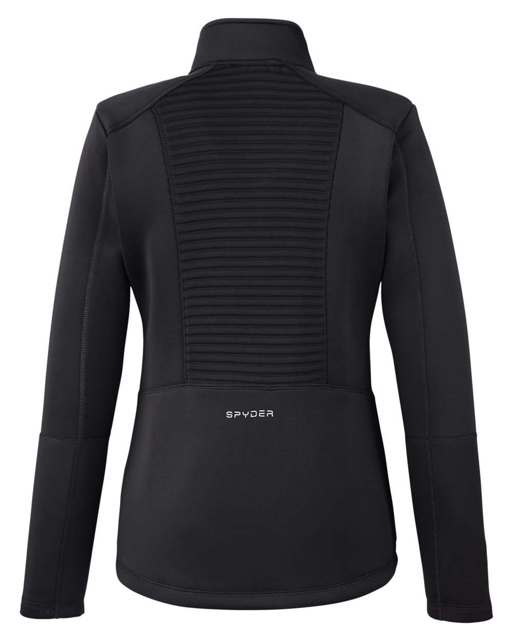 Rear View of Black Women's Venom Full-Zip Jacket - S16522