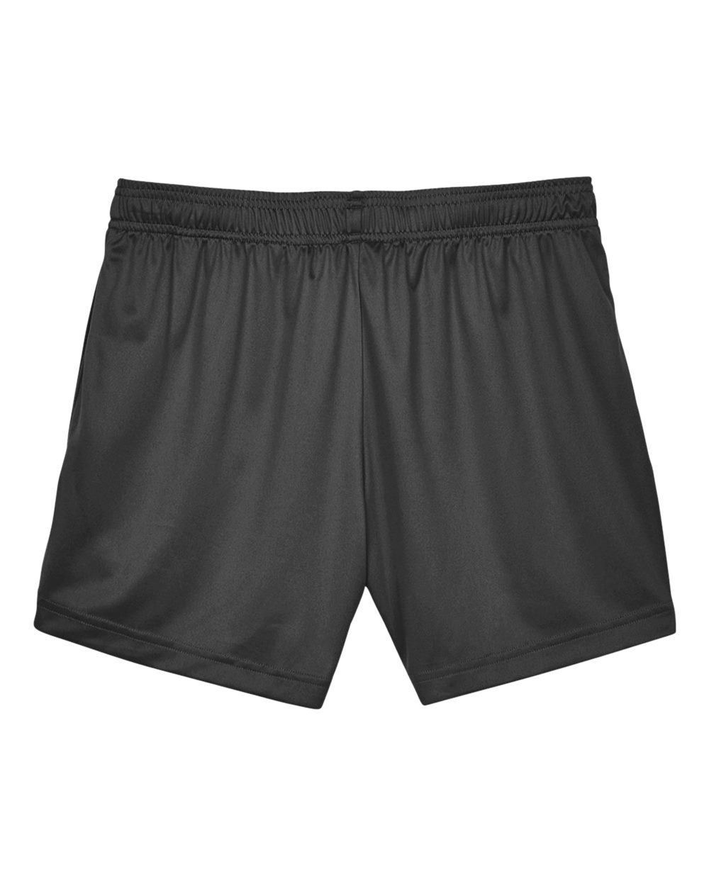 Front View of Black Women's Zone Performance Shorts - TT11SHW