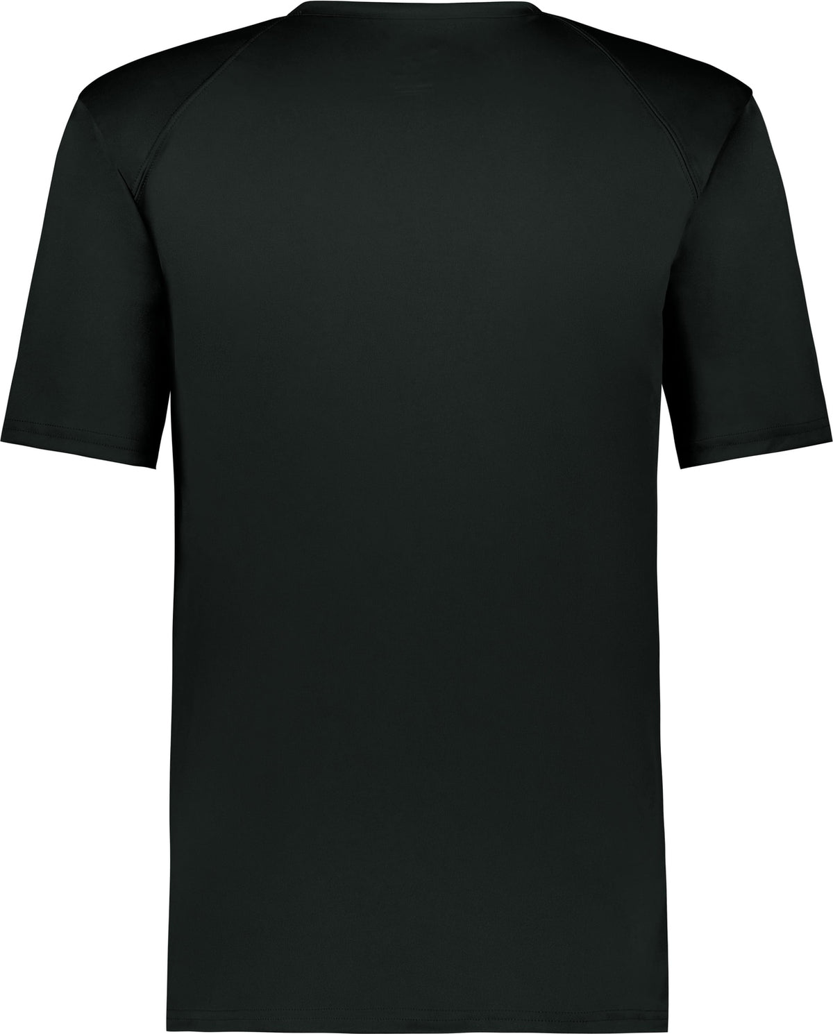 Rear View of BLACK YOUTH B-CORE V-NECK TEE