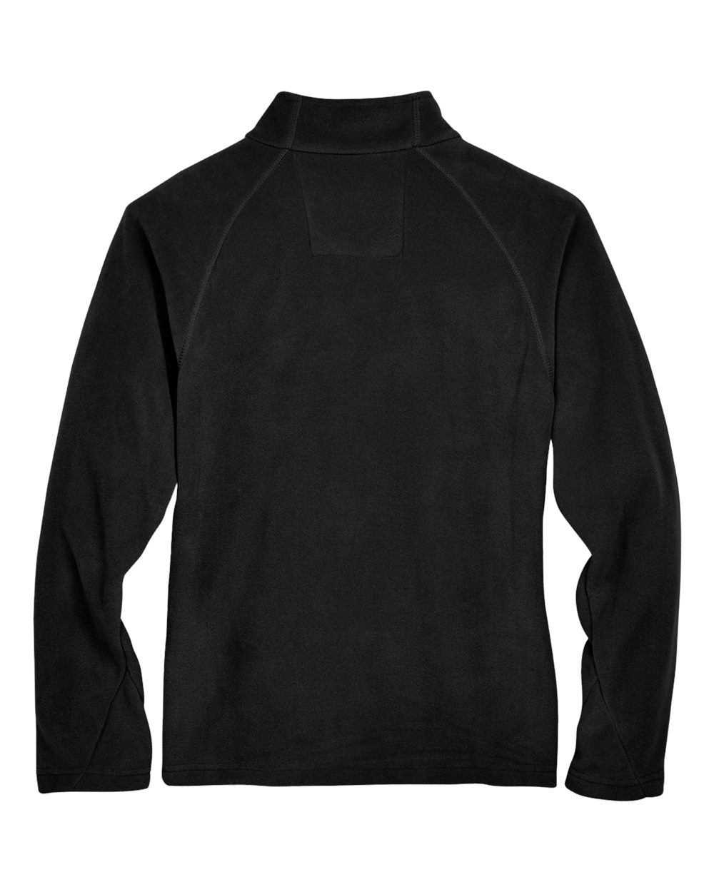 Front View of Black Youth Campus Microfleece Jacket - TT90Y