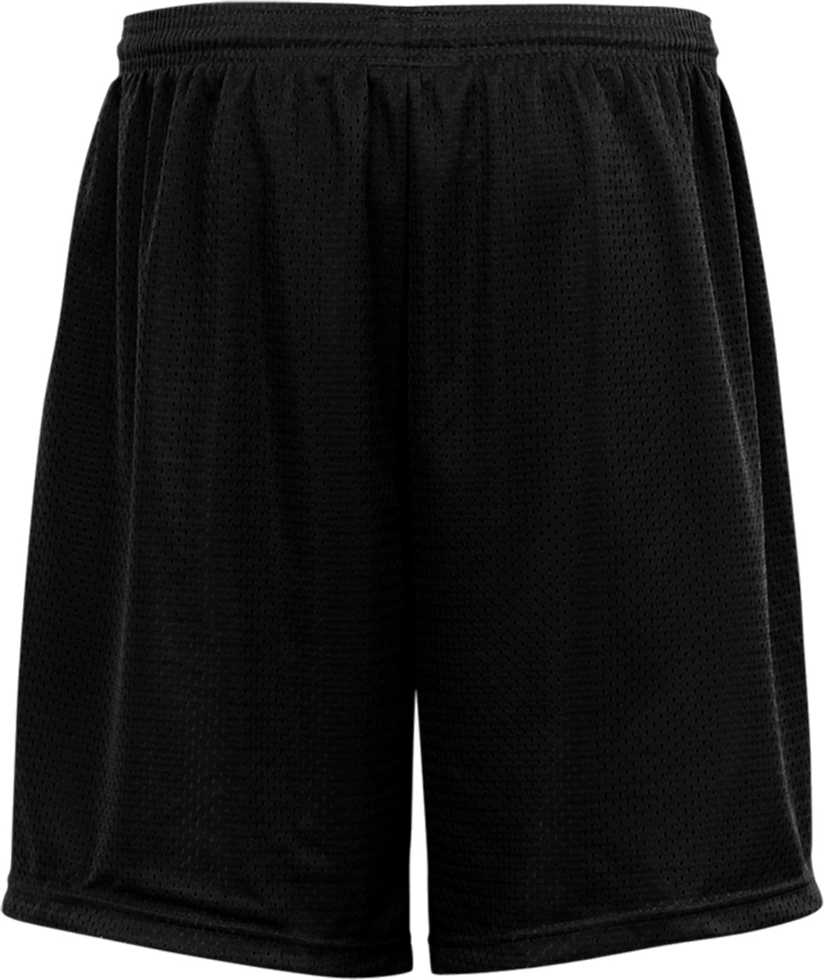 Rear View of BLACK YOUTH MESH/TRICOT SHORT