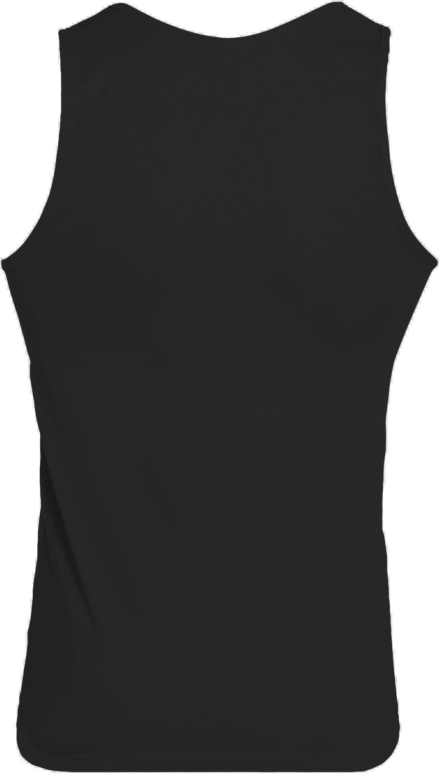 Rear View of BLACK YOUTH TRAINING TANK