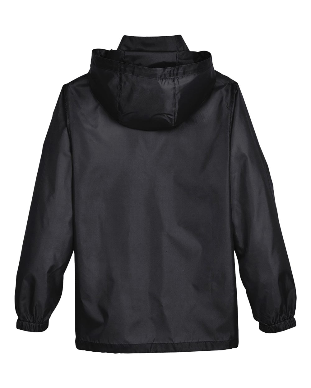 Front View of Black Youth Zone Protect Lightweight Jacket - TT73Y