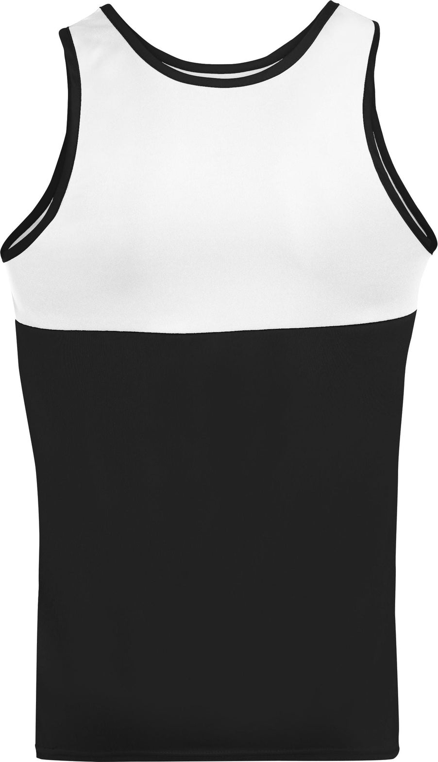Rear View of BLACK/WHITE ACCELERATE JERSEY