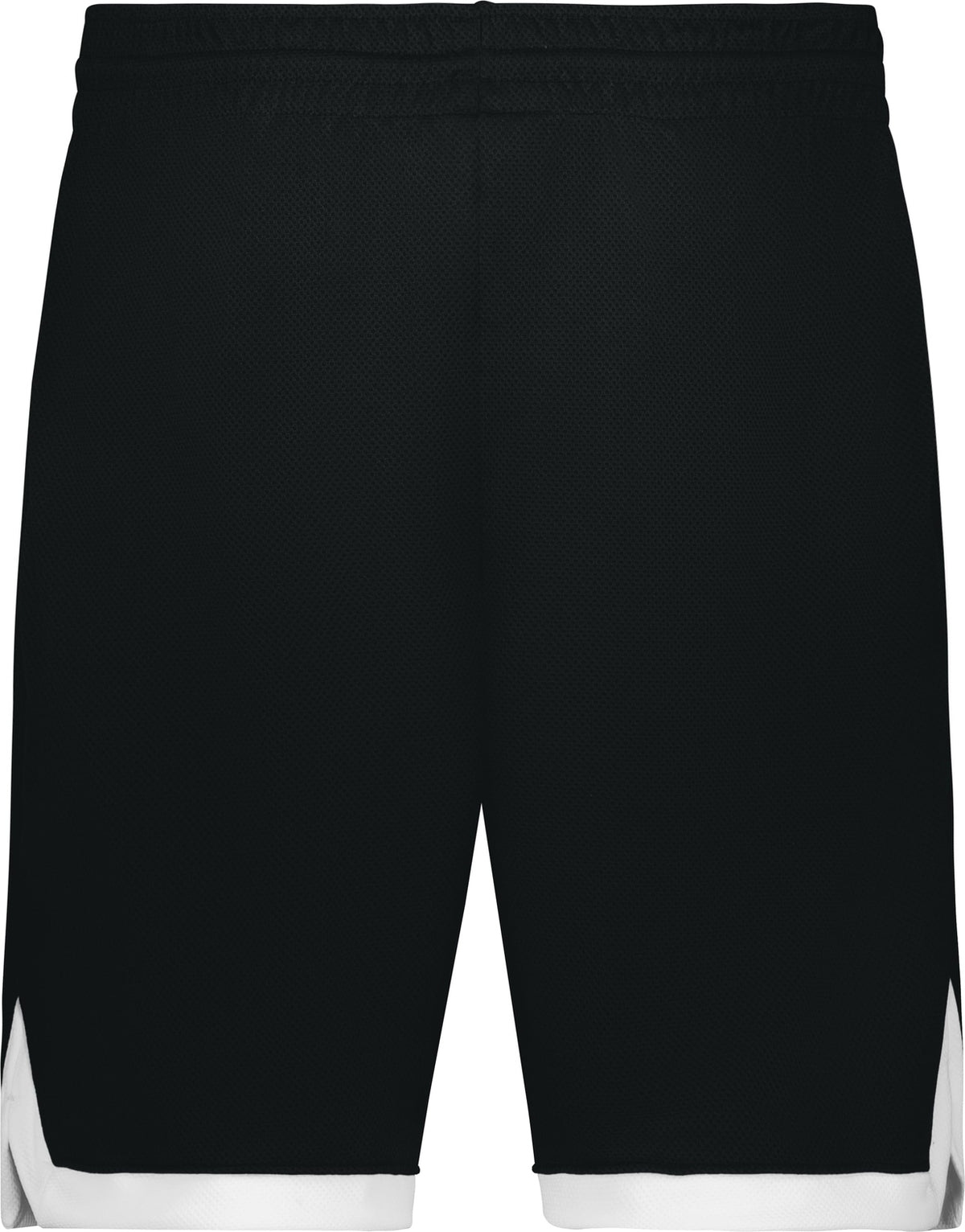 Rear View of BLACK/WHITE COOLCORE ELITE SHORTS