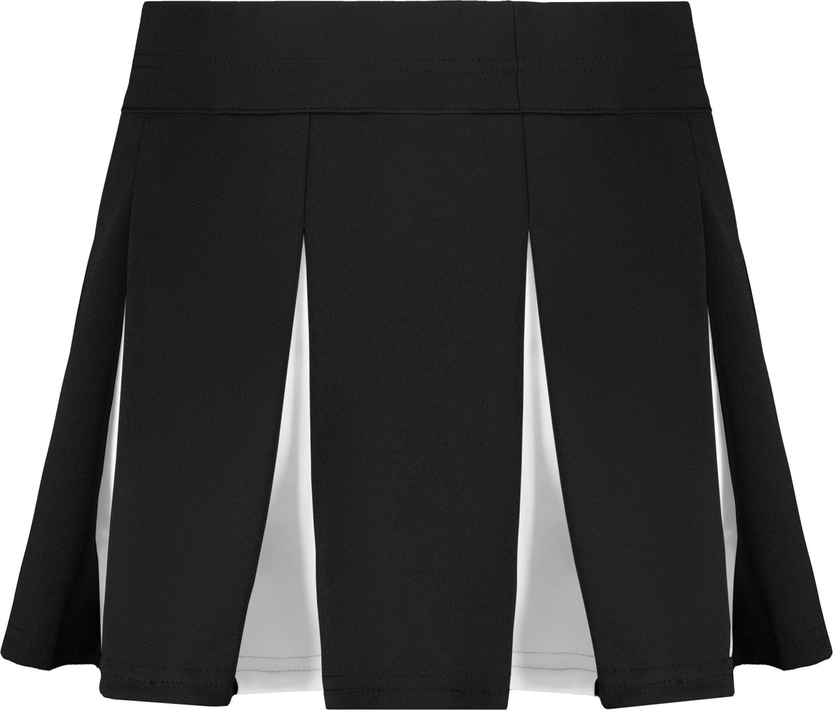 Rear View of BLACK/WHITE LADIES LIBERTY SKIRT