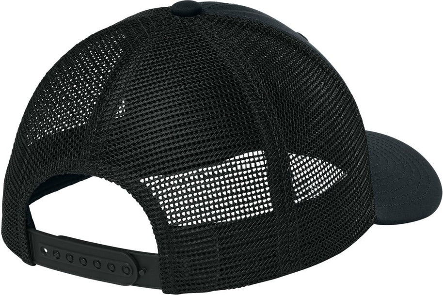 Blk/Blk Sport-Tek Club Trucker Cap STC46