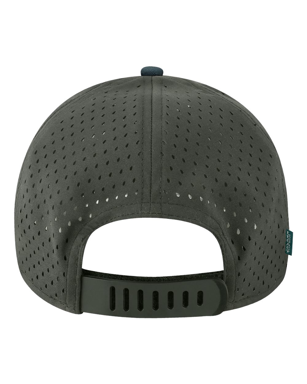 Front View of Blue Camo/ Black Reclaim Mid-Pro Adjustable Cap - REMPA