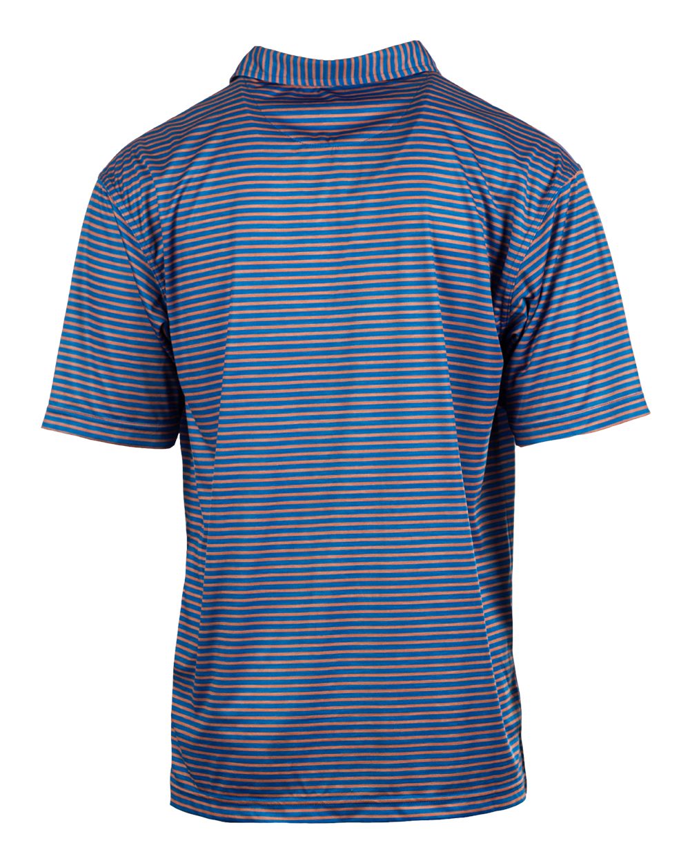 Front View of Blue/ Gold Golf Polo - 0101