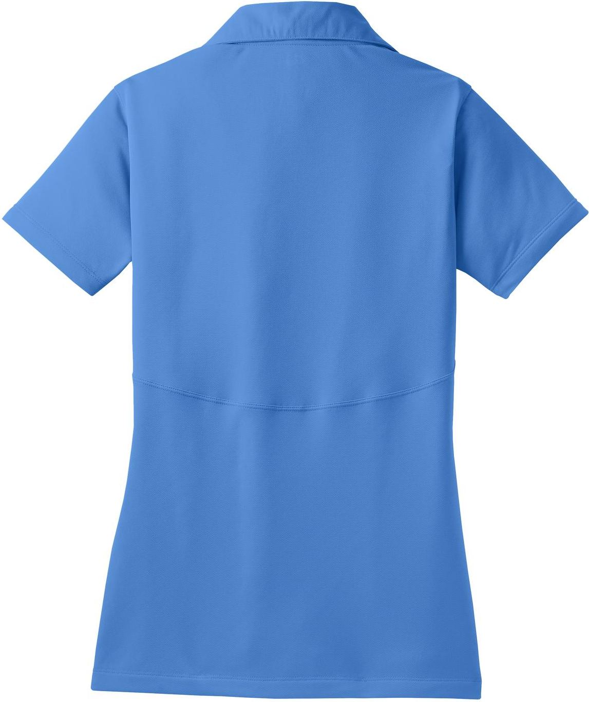 Front View of Blue Lake Sport-Tek Women's Micropique Sport-Wick Polo. LST650