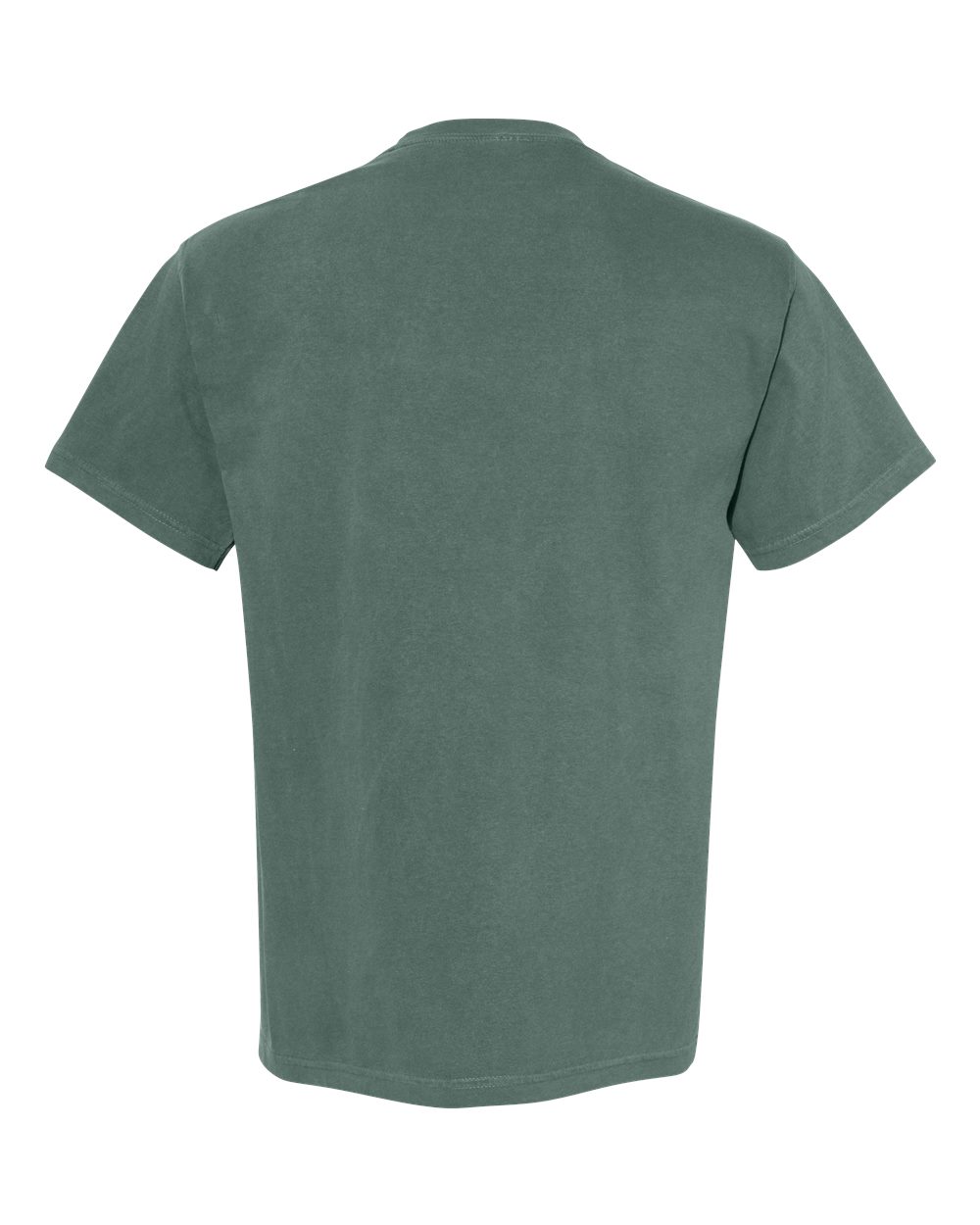 Front View of Blue Spruce Garment-Dyed Heavyweight T-Shirt - 1717