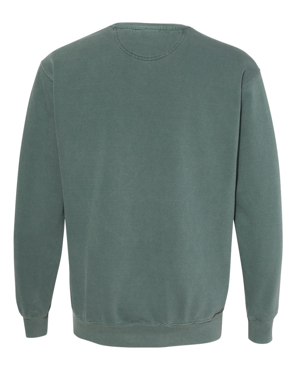 Front View of Blue Spruce Garment-Dyed Sweatshirt - 1566