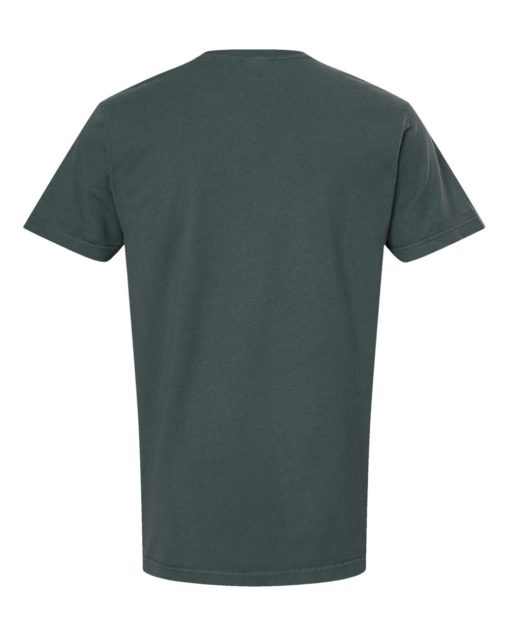 Front View of Blue Spruce Vintage Garment-Dyed T-Shirt - 6500M