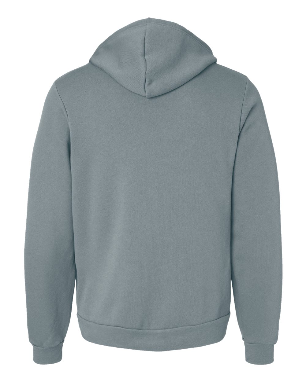 Front View of Blue Storm Sponge Fleece Full-Zip Hoodie - 3739