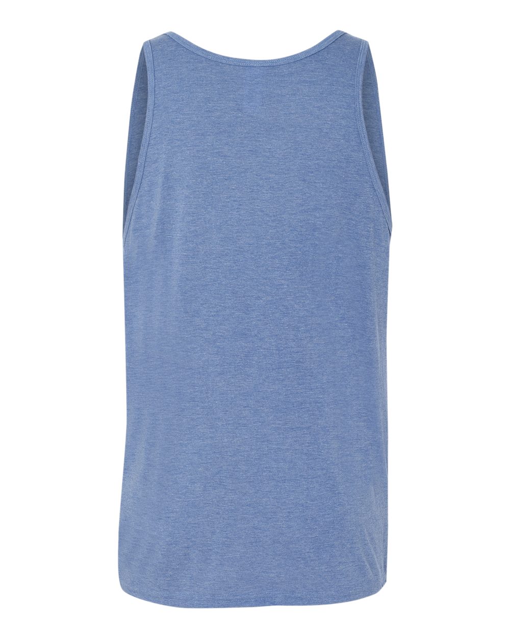 Front View of Blue Triblend Triblend Tank - 3484
