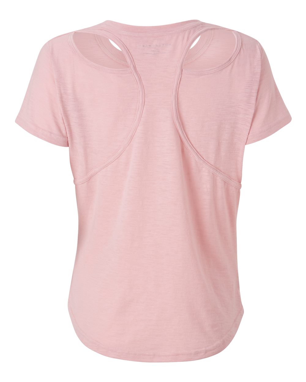 Front View of Blush Women's Cut-It-Out T-Shirt - T67