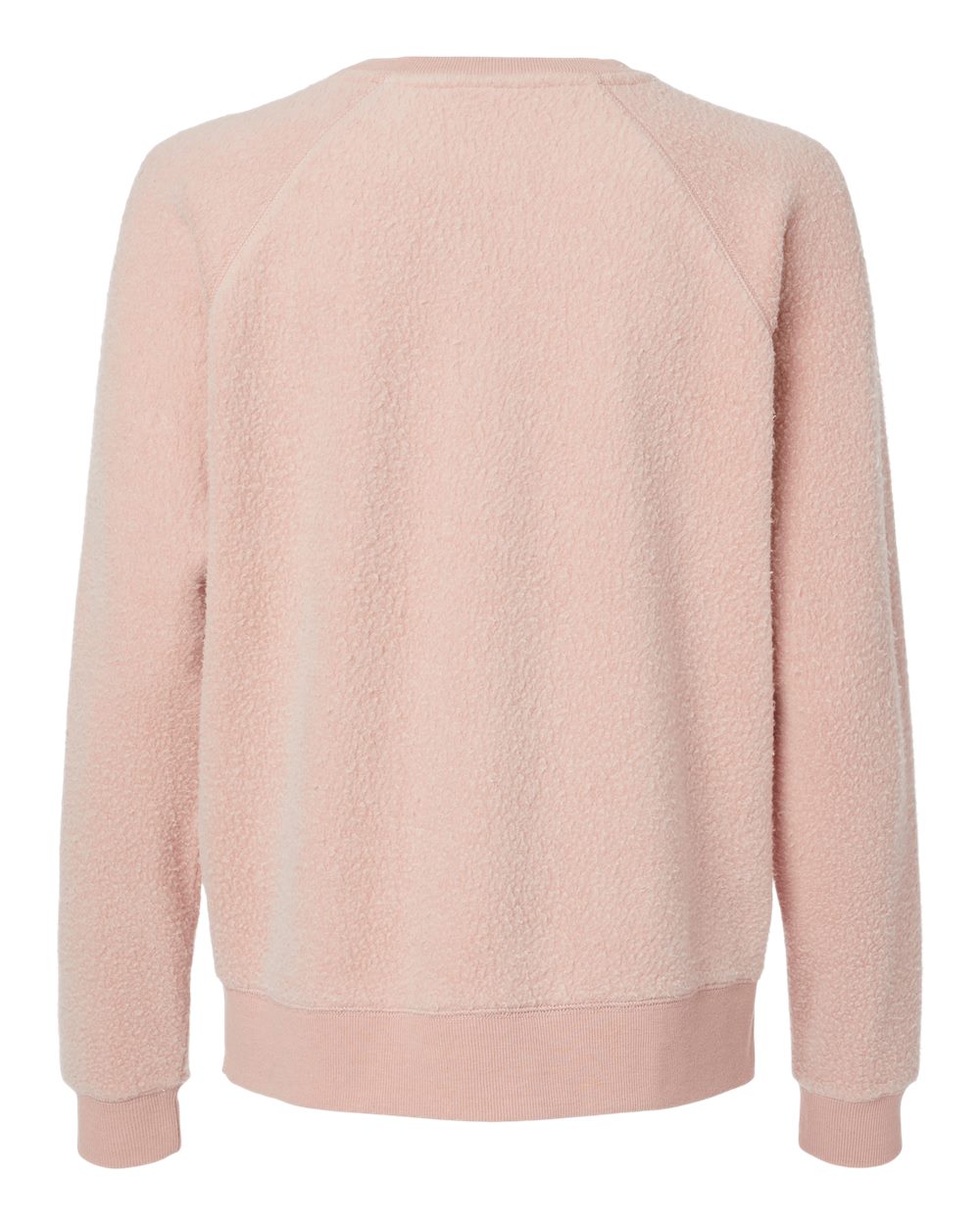Front View of Blush Women's Fleece Out Pullover - K01