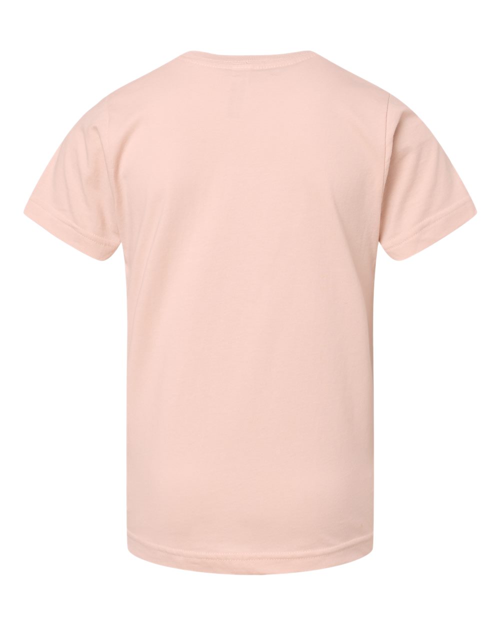 Front View of Blush Youth Fine Jersey Tee - 6101