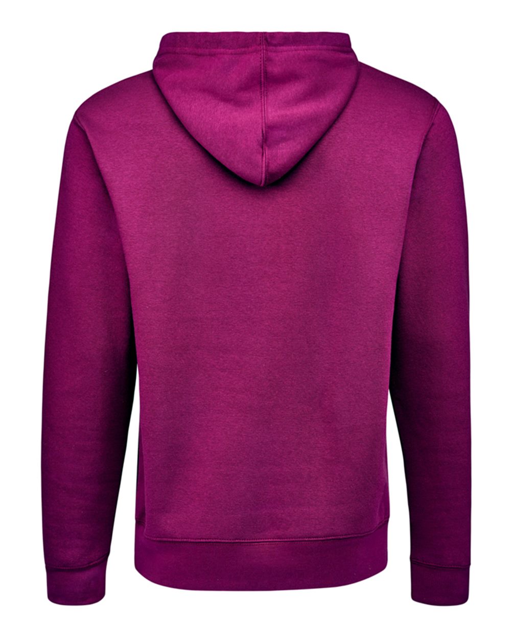Front View of Boysenberry BTB Fleece Hooded Sweatshirt - 8720