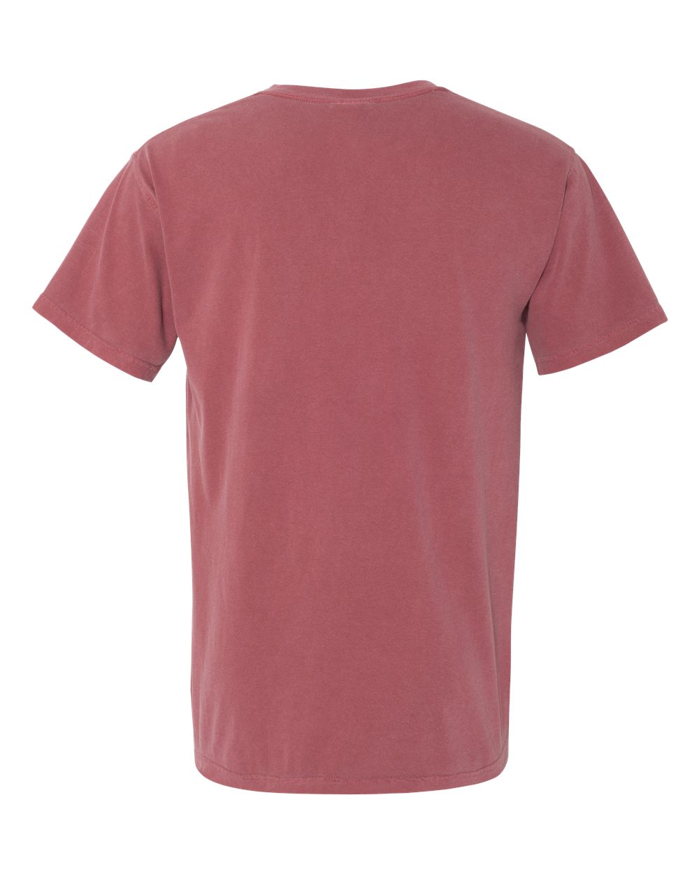 Front View of Brick Garment-Dyed Heavyweight Pocket T-Shirt - 6030