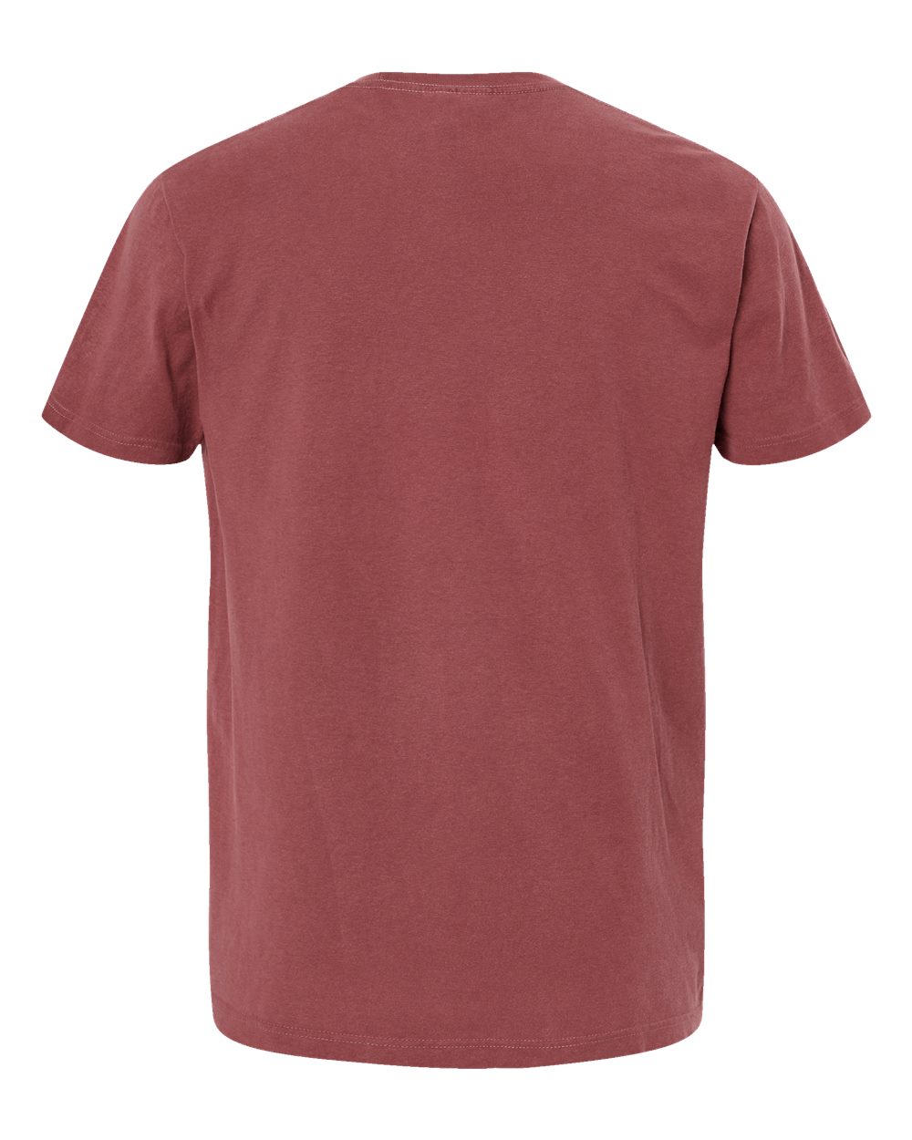 Front View of Brick Vintage Garment-Dyed T-Shirt - 6500M