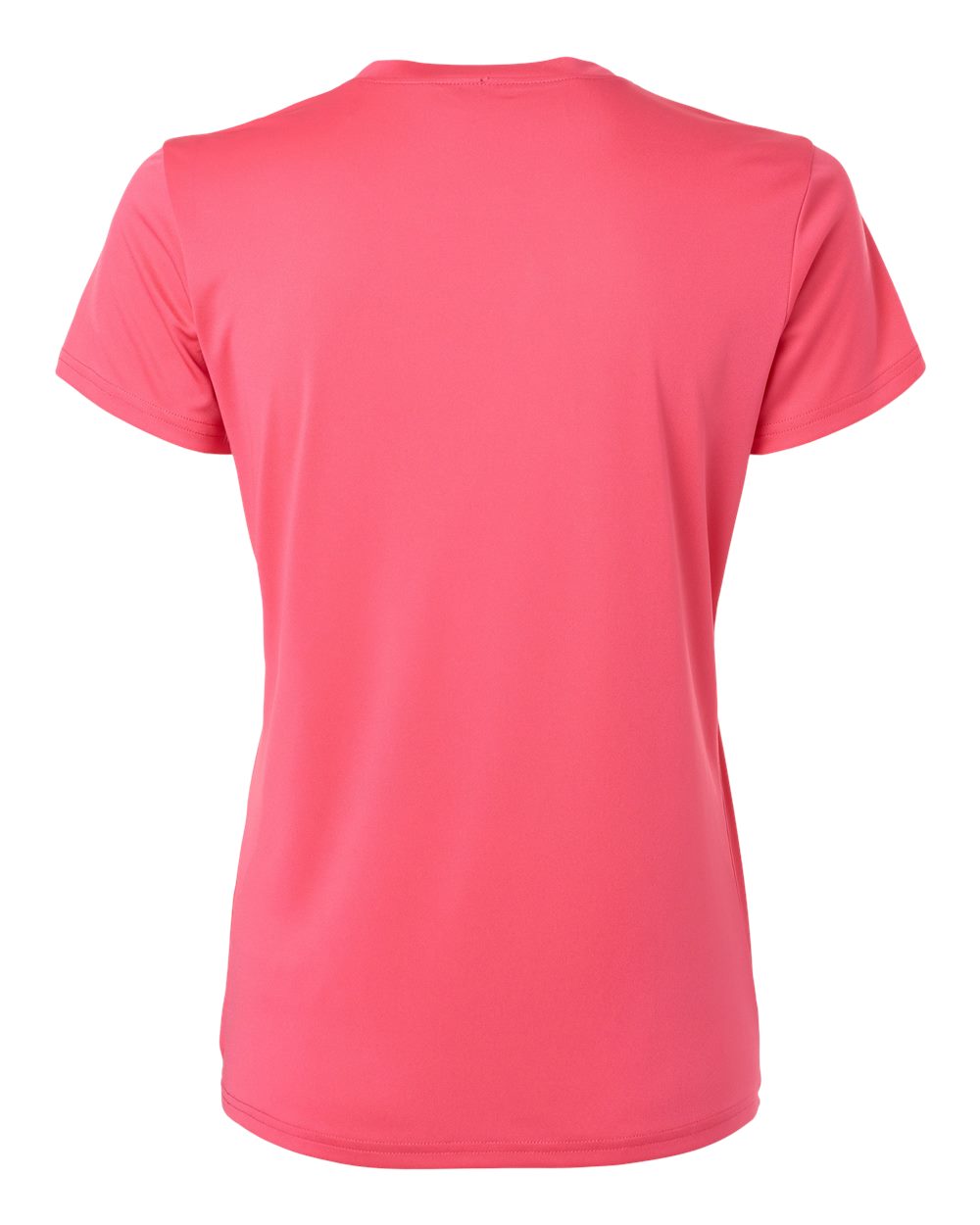 Rear View of Bright Pink Pro-Lock Women&#39;s Performance T-Shirt - 48000L
