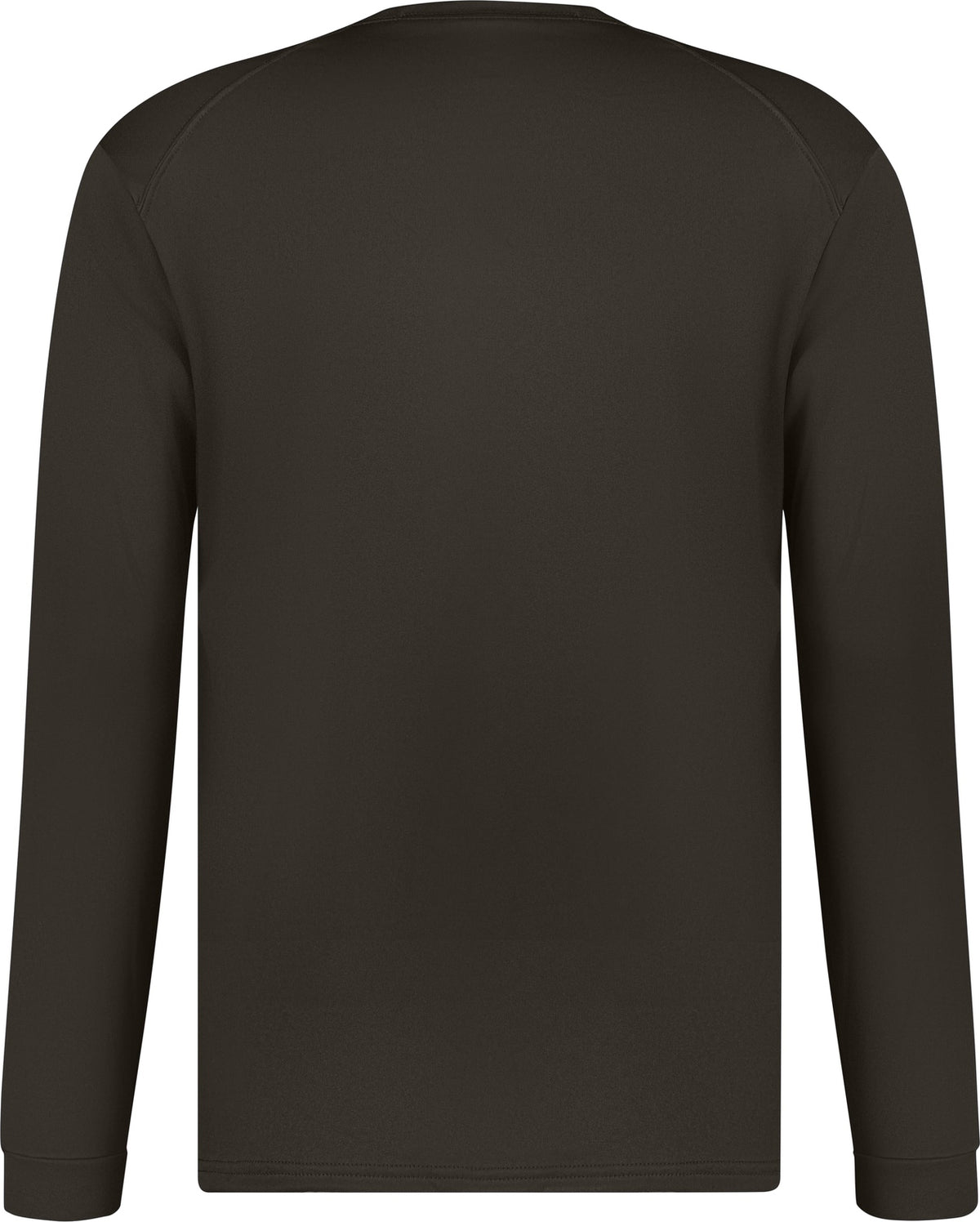 Rear View of BROWN B-CORE L/S TEE