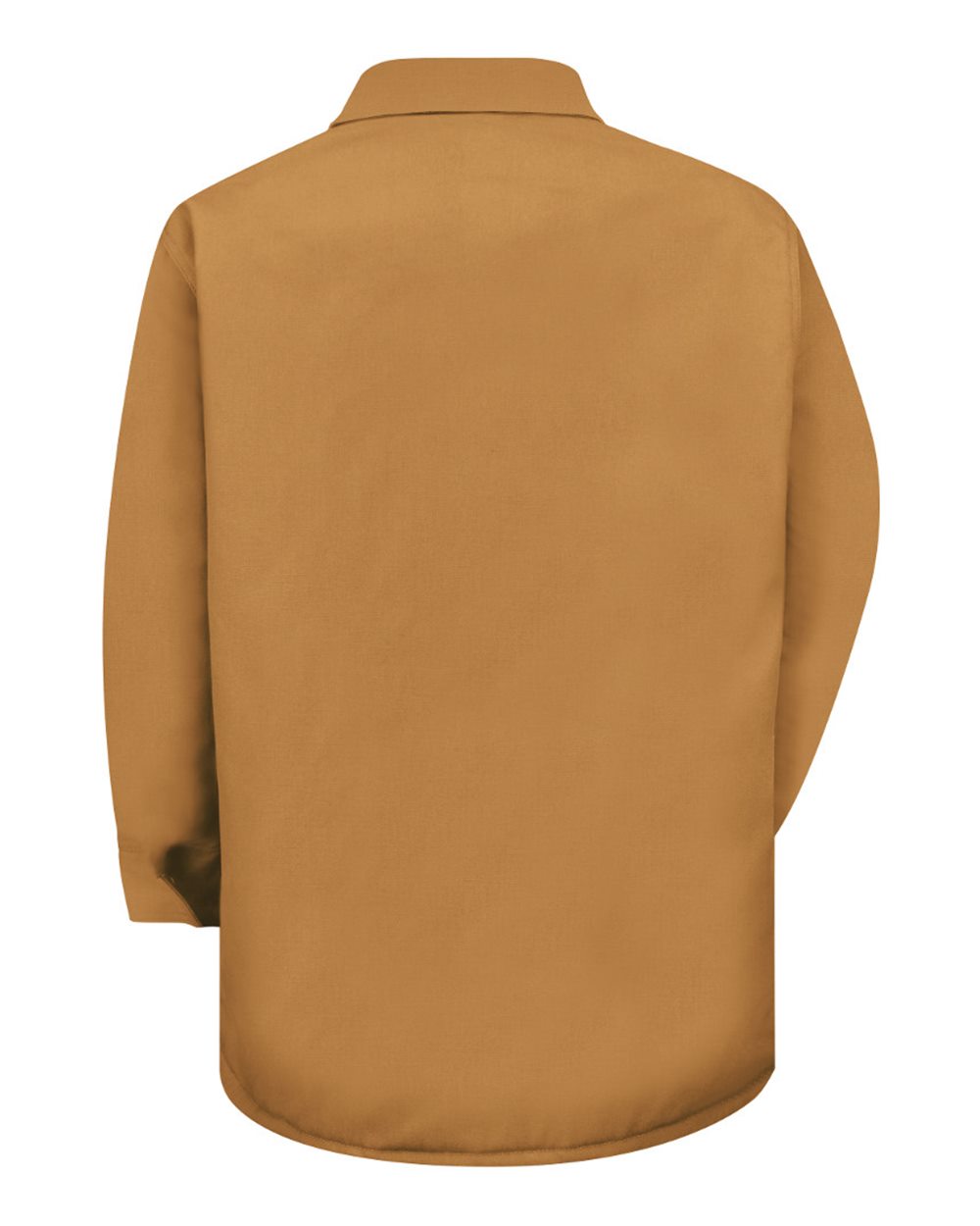 Front View of Brown Duck Blended Duck Chore Coat - JD24