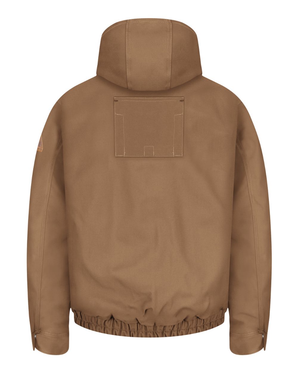 Front View of Brown Duck Brown Duck Hooded Jacket - EXCEL FR® ComforTouch® - Tall Sizes - JLH4T
