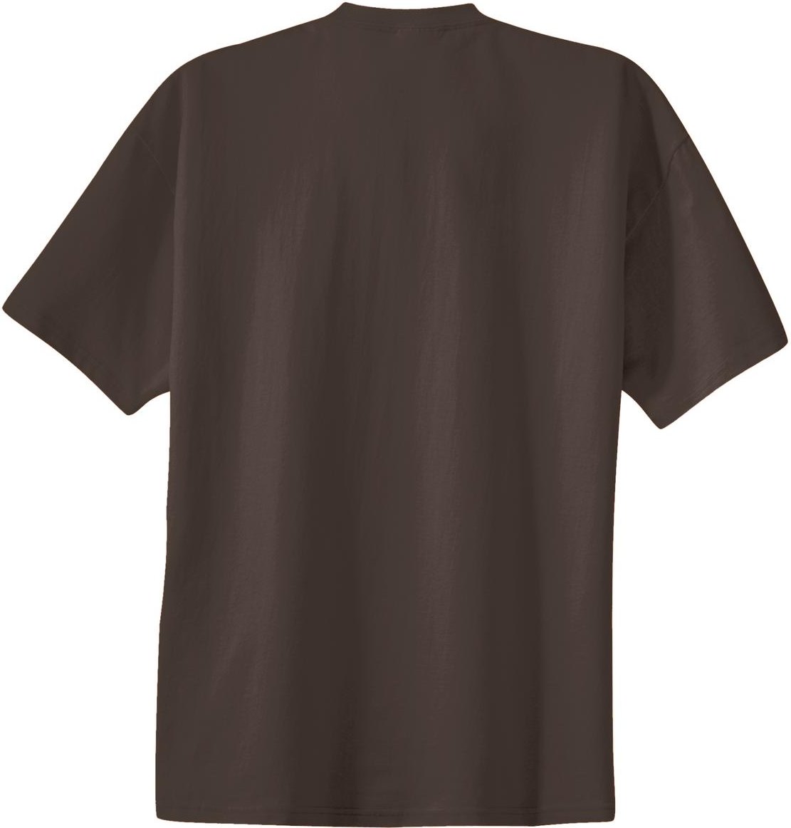 Front View of Brown Port & Co Essential Tee. PC61