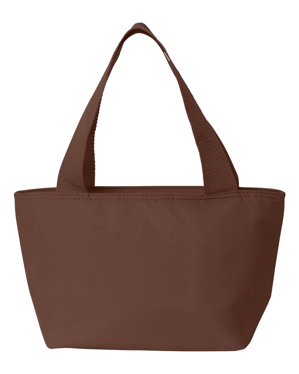 Front View of Brown Recycled Cooler Bag - 8808