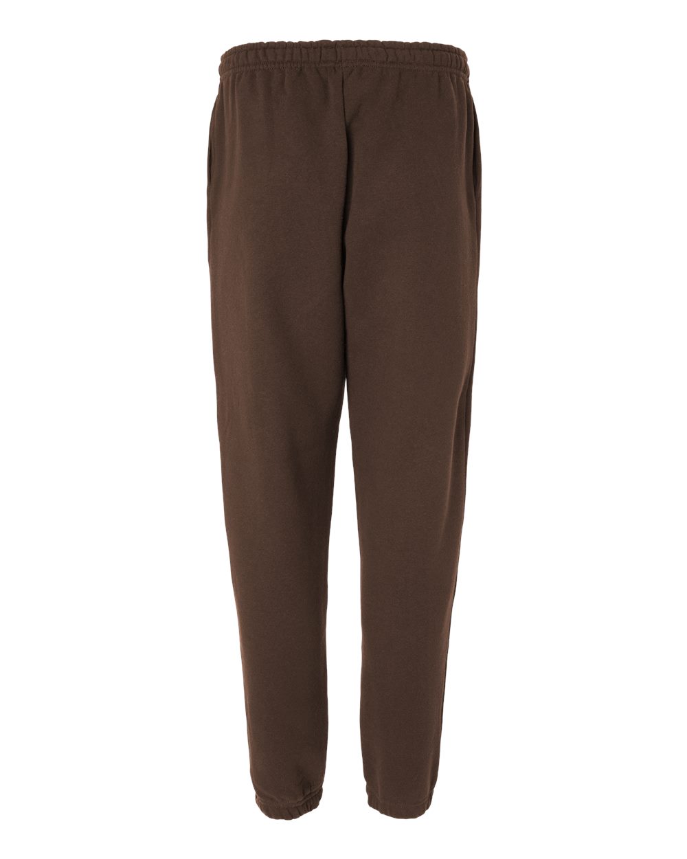 Front View of Brown ReFlex Fleece Sweatpants - RF491