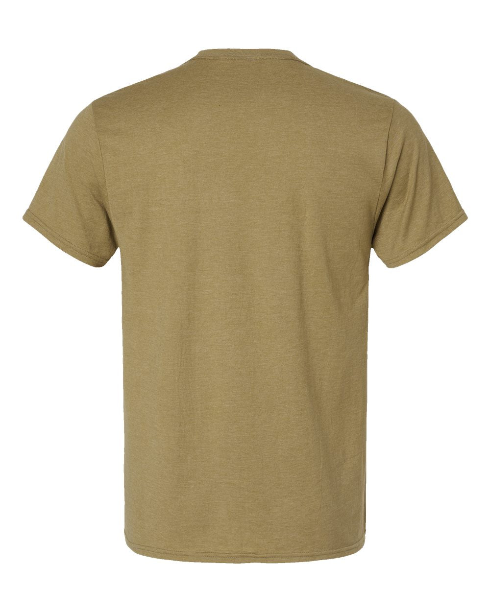 Front View of Brown Sugar Heather Perfect-T T-Shirt - 4980