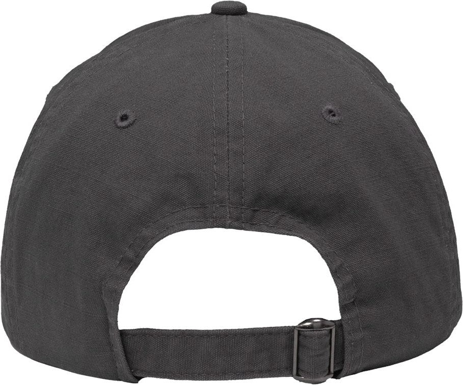 Front View of Brushed Charcoal Dad Hat Fit - SP1700