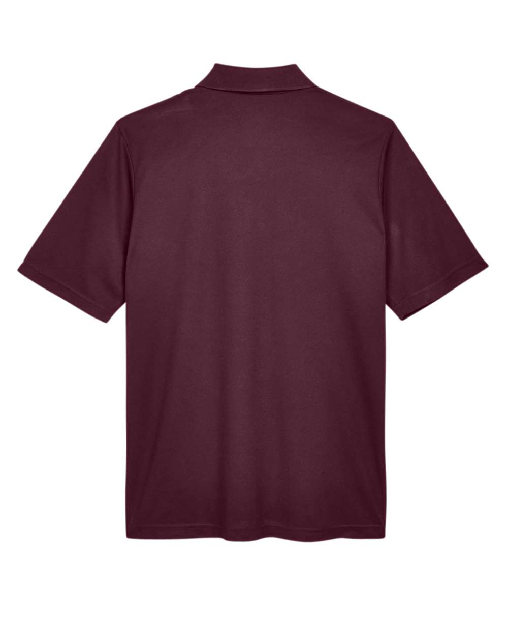 Front View of Burgundy Men's Origin Performance Piqué Polo - 88181