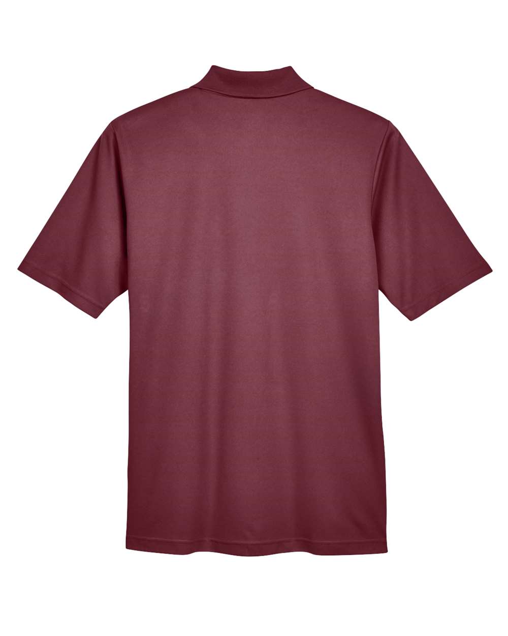 Front View of Burgundy Men's Origin Performance Piqué Polo with Pocket - 88181P