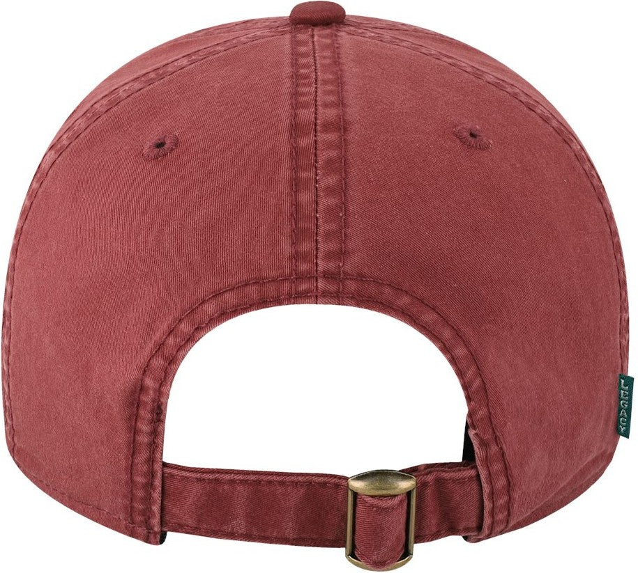 Front View of Burgundy Terra Twill Cap - TTA