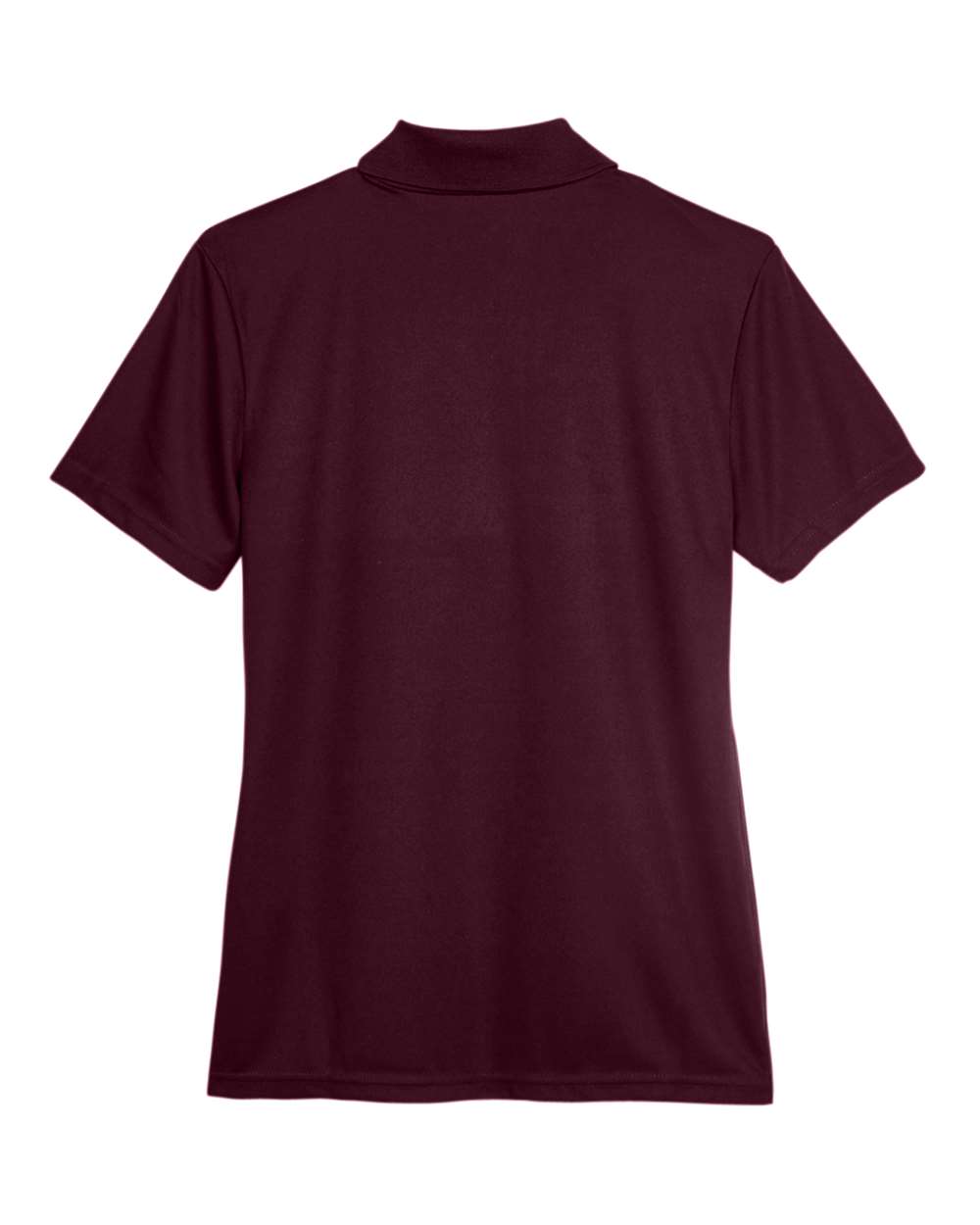 Front View of Burgundy Women's Origin Performance Piqué Polo - 78181
