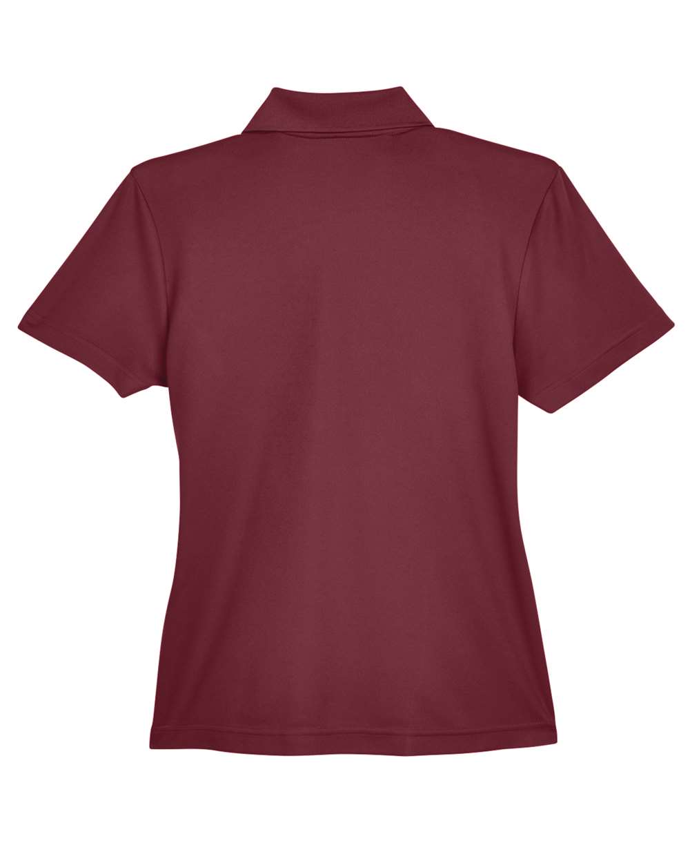 Front View of Burgundy Women's Origin Performance Piqué Polo with Pocket - 78181P
