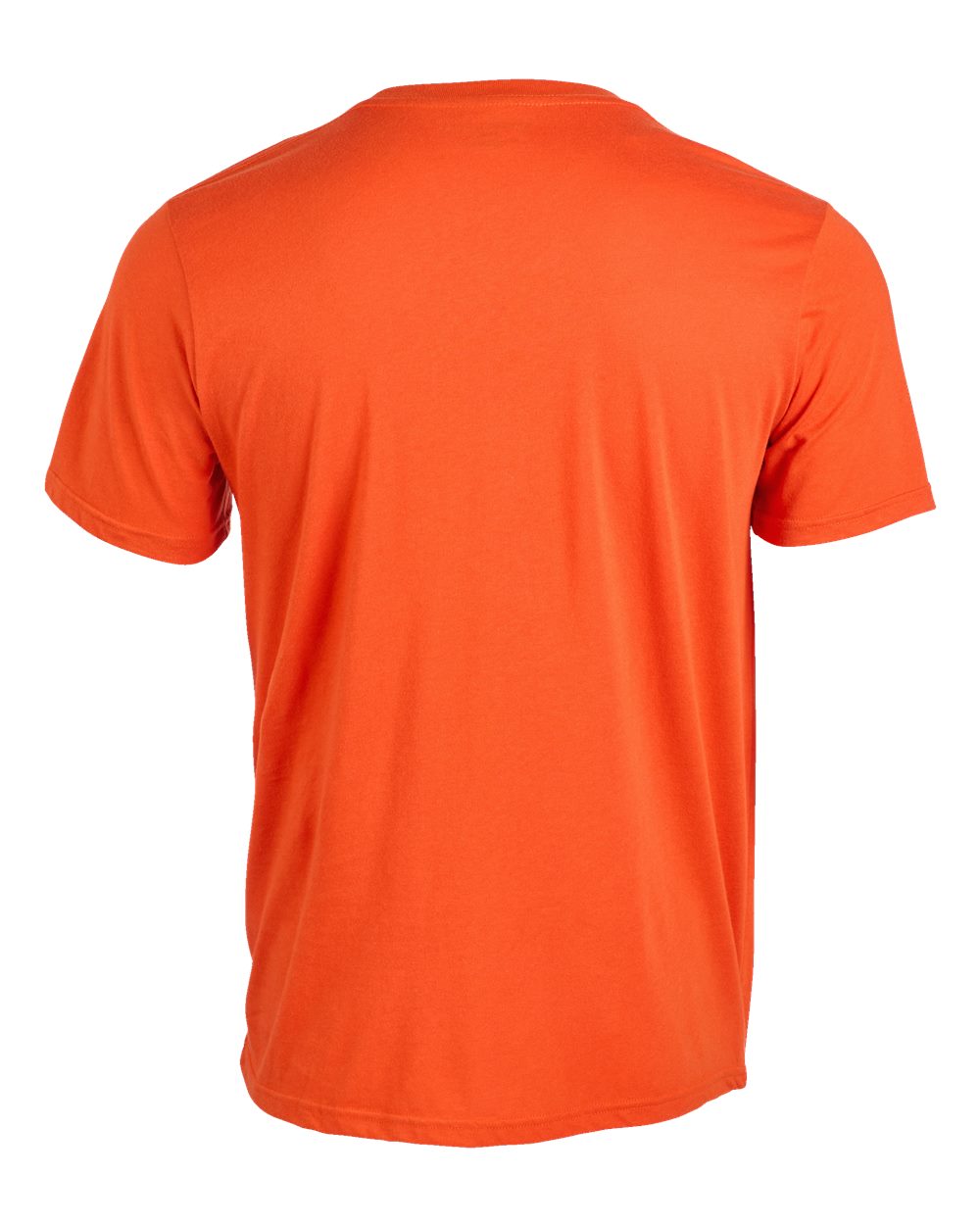 Front View of Burnt Orange Basic Crew T-Shirt - BM2103